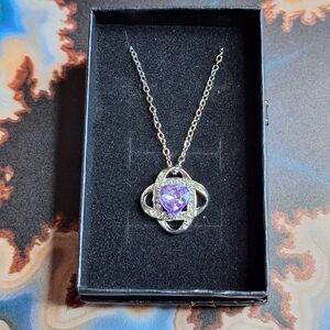 June Birthstone pendant necklace